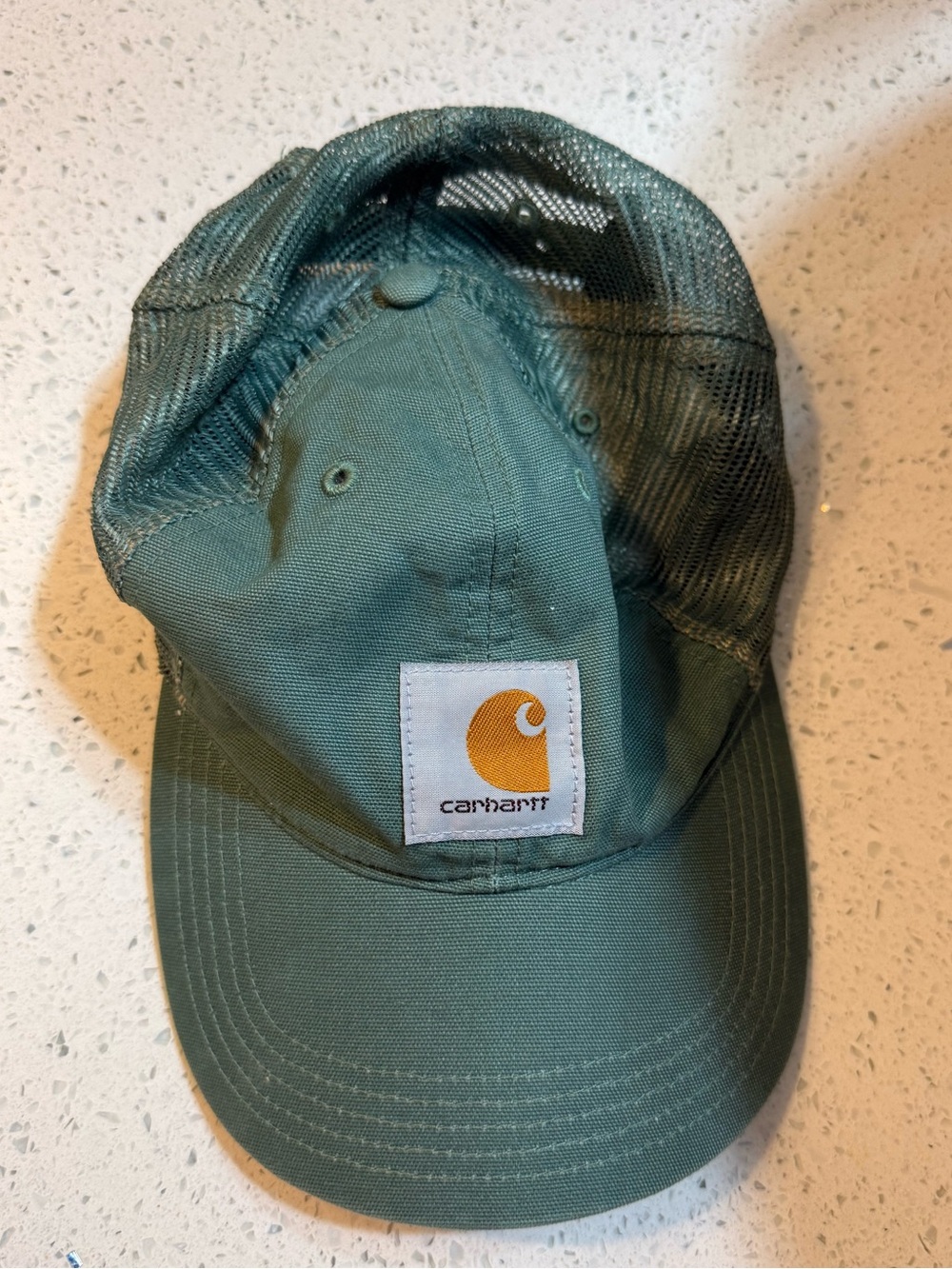 Green Carhartt hat